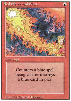 Red Elemental Blast (Revised) Light Play