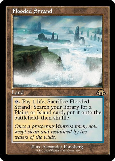 Flooded Strand (Retro Frame) (Modern Horizons 3) Near Mint Foil