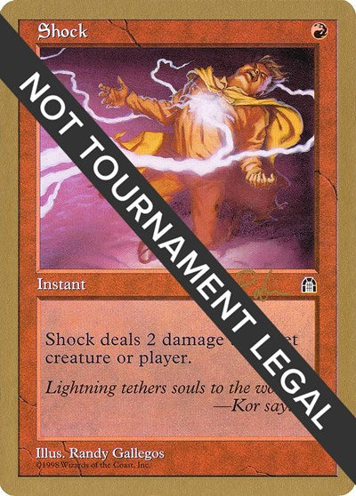 Shock - 1998 Ben Rubin (STH) (World Championship Decks) Medium Play