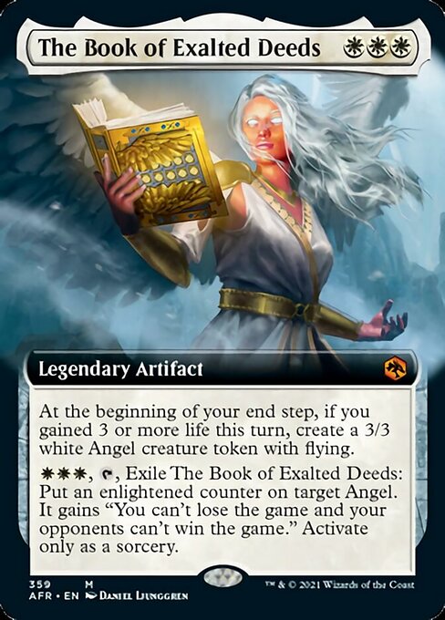 The Book of Exalted Deeds (Extended Art) (Adventures in the Forgotten Realms) Light Play