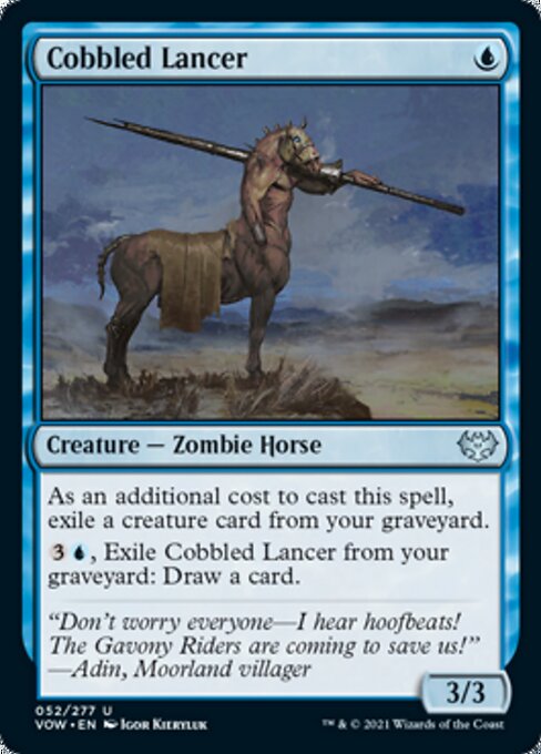 Cobbled Lancer (Innistrad: Crimson Vow) Light Play