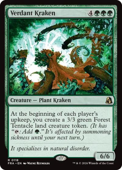 Verdant Kraken (Reality Fracture) Near Mint