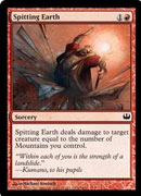 Spitting Earth (Duel Decks: Knights vs Dragons) Medium Play