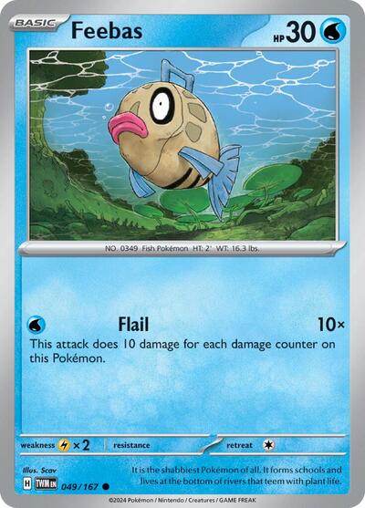 Feebas (SV06: Twilight Masquerade) Light Play