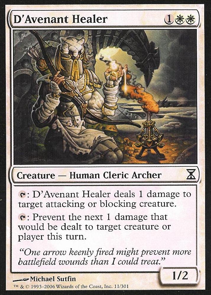 D'Avenant Healer (Time Spiral) Medium Play