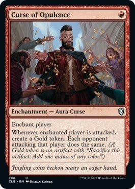 Curse of Opulence (Commander Legends: Battle for Baldur's Gate) Light Play