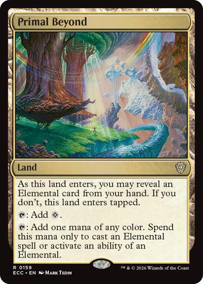 Primal Beyond (Commander: Lorwyn Eclipsed) Light Play