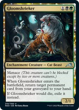 Gloomshrieker (Kamigawa: Neon Dynasty) Damaged / Poor