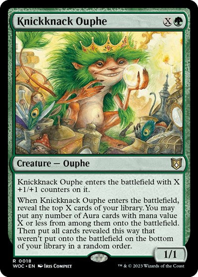 Knickknack Ouphe (Commander: Wilds of Eldraine) Light Play