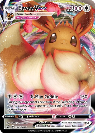 Eevee VMAX - SWSH087 (SWSH: Sword & Shield Promo Cards) Light Play Holofoil