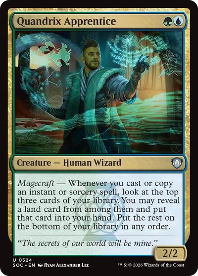 Quandrix Apprentice (Commander: Secrets of Strixhaven) Light Play