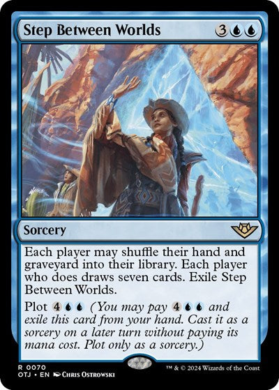 Step Between Worlds (Outlaws of Thunder Junction) Light Play Foil