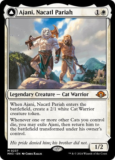 Ajani, Nacatl Pariah (Modern Horizons 3) Light Play