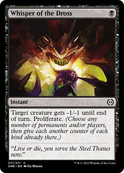 Whisper of the Dross (Phyrexia: All Will Be One) Light Play