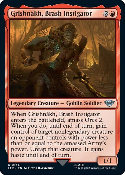 Grishnakh, Brash Instigator (Universes Beyond: The Lord of the Rings: Tales of Middle-earth) Light Play