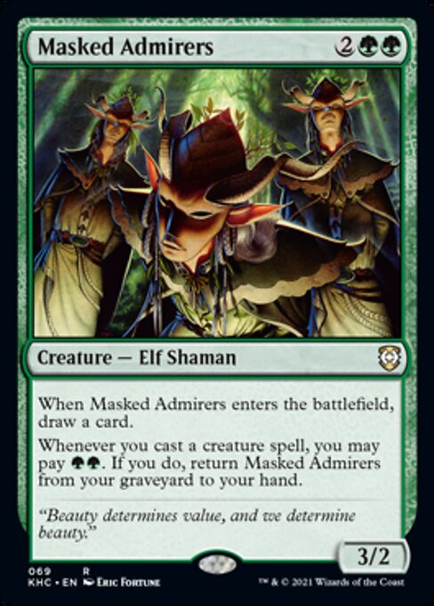 Masked Admirers (Commander 2021 Kaldheim) Light Play