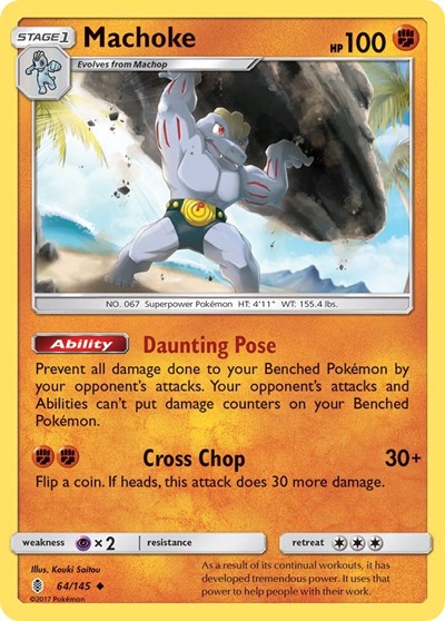 Machoke (SM - Guardians Rising) Medium Play