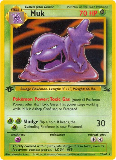 Muk (28) (Fossil) Damaged / Poor Unlimited
