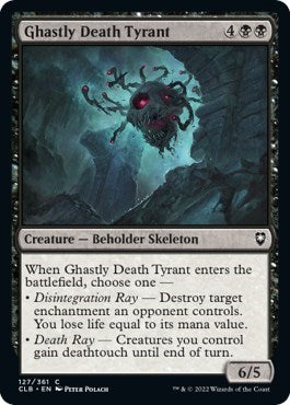 Ghastly Death Tyrant (Commander Legends: Battle for Baldur's Gate) Light Play