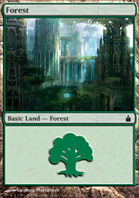 Forest (303) (Ravnica) Light Play