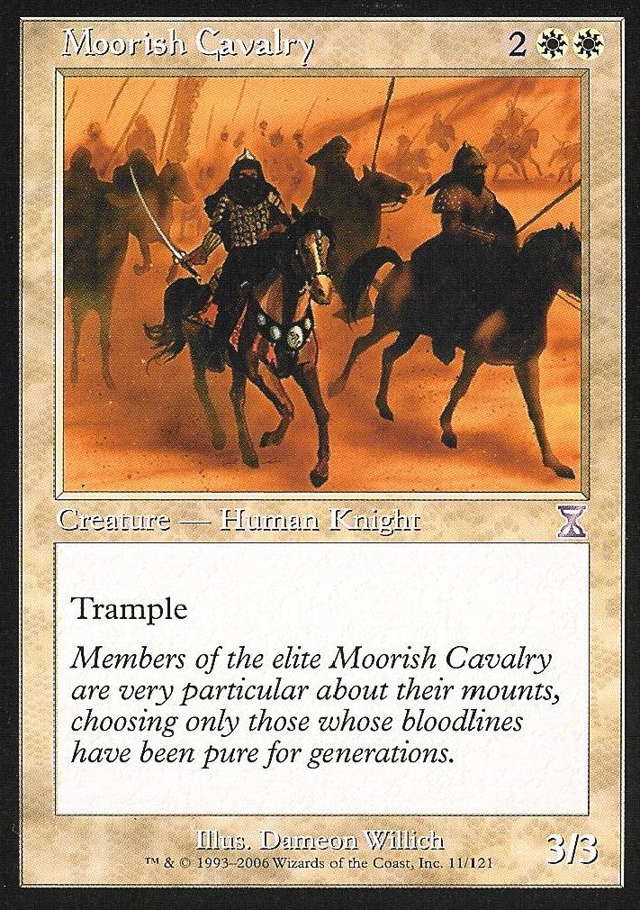 Moorish Cavalry (Time Spiral Time Shifted) Light Play Foil