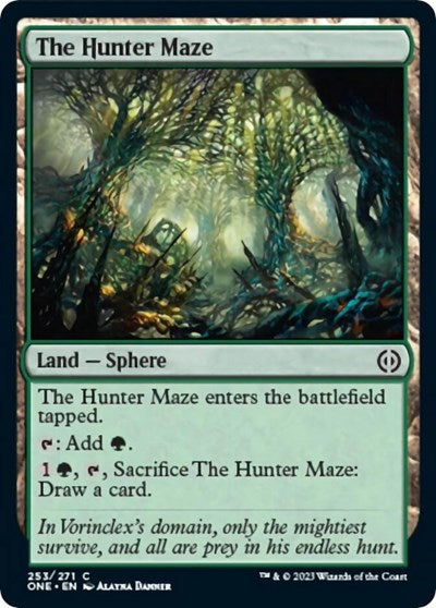 The Hunter Maze (Phyrexia: All Will Be One) Light Play