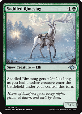 Saddled Rimestag (Modern Horizons) Light Play