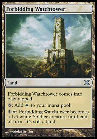 Forbidding Watchtower (10th Edition) Heavy Play
