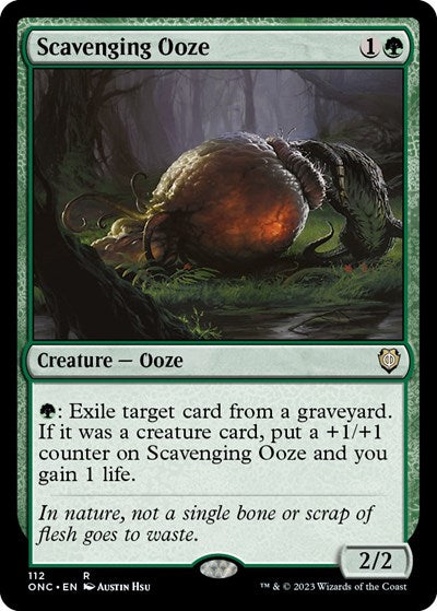 Scavenging Ooze (Commander: Phyrexia: All Will Be One) Light Play