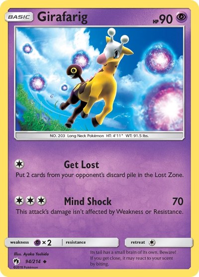 Girafarig (SM - Lost Thunder) Light Play