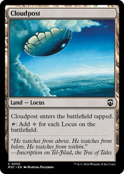 Cloudpost (Commander: Modern Horizons 3) Light Play