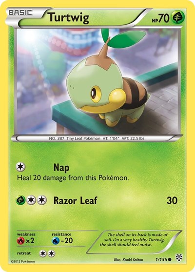 Turtwig (Plasma Storm) Damaged / Poor
