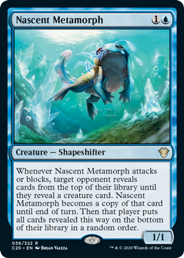 Nascent Metamorph (Commander 2020 Ikoria) Medium Play