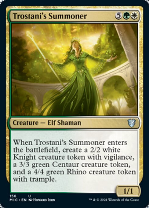Trostani's Summoner (Commander 2021 Midnight Hunt) Damaged / Poor