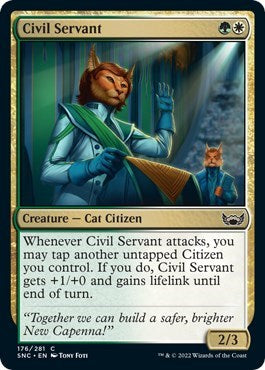 Civil Servant (Streets of New Capenna) Light Play Foil