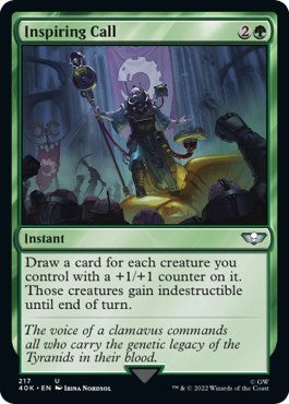 Inspiring Call (Universes Beyond: Warhammer 40K) Light Play