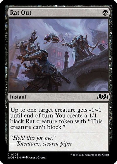 Rat Out (Wilds of Eldraine) Light Play