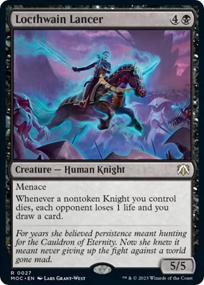 Locthwain Lancer (Commander: March of the Machine) Light Play