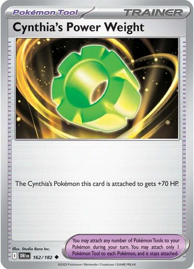 Cynthia's Power Weight (SV10: Destined Rivals) Light Play