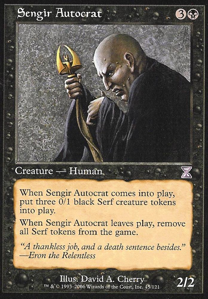 Sengir Autocrat (Time Spiral Time Shifted) Medium Play