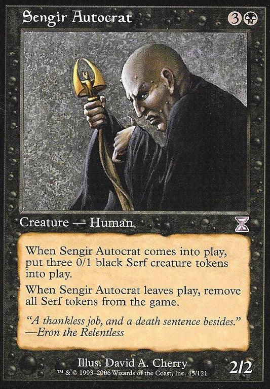 Sengir Autocrat (Time Spiral Time Shifted) Medium Play
