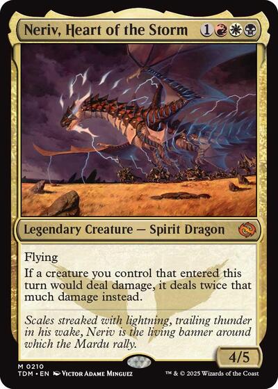 Neriv, Heart of the Storm (Tarkir: Dragonstorm) Light Play