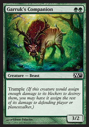 Garruk's Companion (Magic 2011 Core Set) Medium Play
