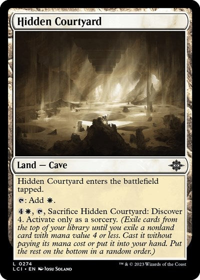 Hidden Courtyard (The Lost Caverns of Ixalan) Light Play