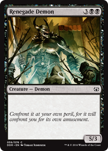 Renegade Demon (Duel Decks: Nissa vs Ob Nixilis) Light Play
