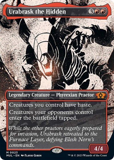 Urabrask the Hidden (March of the Machine: Multiverse Legends) Light Play Foil