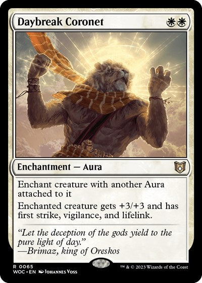 Daybreak Coronet (Commander: Wilds of Eldraine) Near Mint