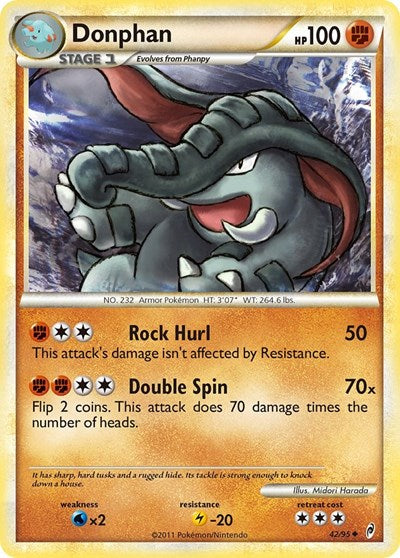 Donphan (Call of Legends) Damaged / Poor
