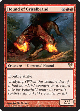 Hound of Griselbrand (Avacyn Restored) Damaged / Poor
