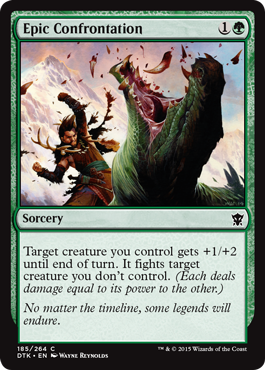 Epic Confrontation (Dragons of Tarkir) Light Play
